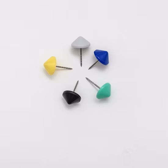 Pin de seguridad para ropa EAS, Pin de plástico para etiqueta de tienda minorista, precio de fábrica, pasador con etiqueta EAS de empuje plano de acero para seguridad de ropa dura